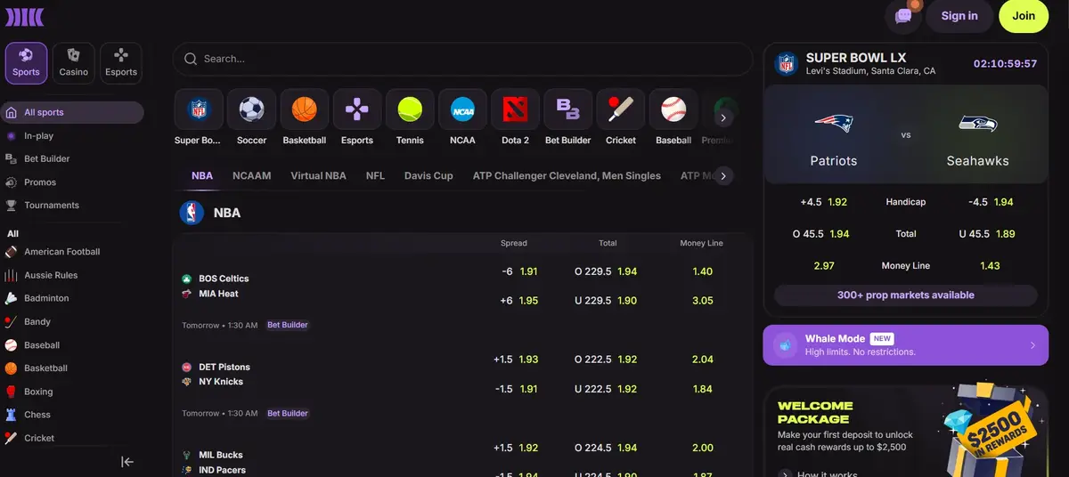 Cloudbet Képernyőkép 3